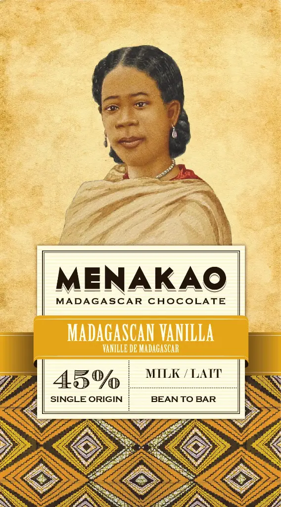 45% Milk Chocolate - Madagascan Vanilla